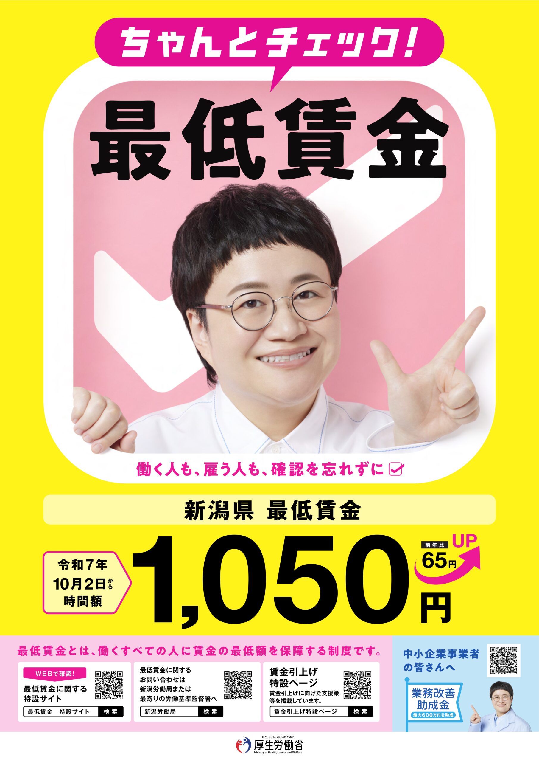 新潟県の最低賃金